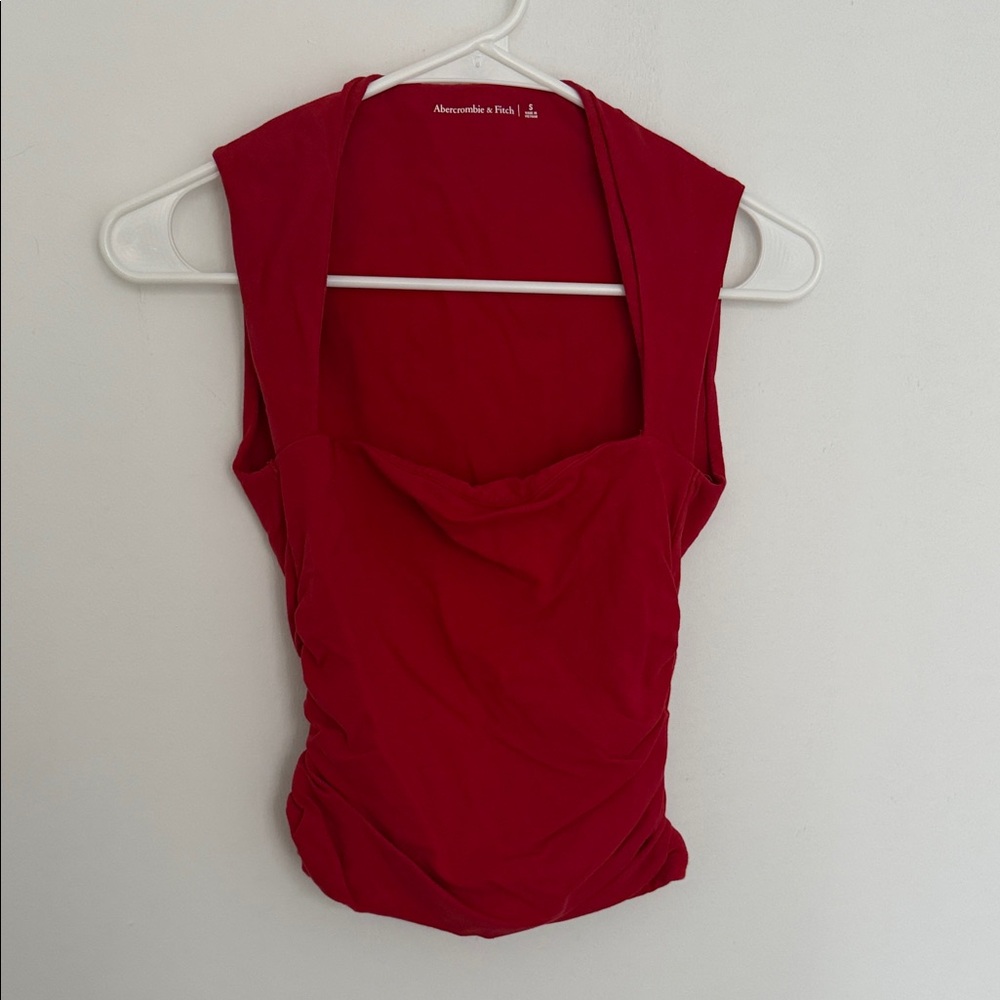 Abercrombie & Fitch Red Tank Top